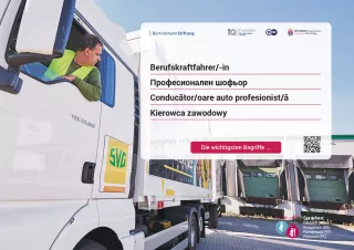 Arbeitsblatt: Berufskraftfahrer/-in | Die wichtigsten Begriffe (Polnisch, Rumänisch, Bulgarisch)