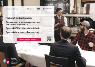 Arbeitsblatt: Fachkraft im Gastgewerbe | Die wichtigsten Begriffe (Polnisch, Rumänisch, Bulgarisch)