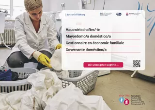 Arbeitsblatt: Hauswirtschafter/-in | Die wichtigsten Begriffe (Französisch, Spanisch)