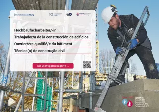 Arbeitsblatt: Hochbaufacharbeiter/-in | Die wichtigsten Begriffe (Französisch, Spanisch)