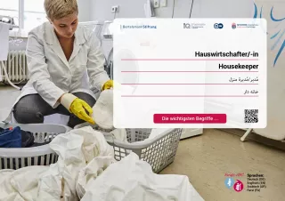 Arbeitsblatt: Hauswirtschafter/-in | Die wichtigsten Begriffe (Arabisch, Farsi)