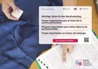Arbeitsblatt: Wichtige Sätze für den Berufseinstieg (Französisch, Spanisch)