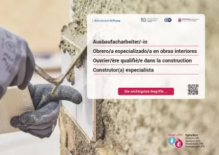Arbeitsblatt: Ausbaufacharbeiter/-in Fliesen-, Platten- und Mosaikarbeiten| Die wichtigsten Begriffe (Französisch, Spanisch)