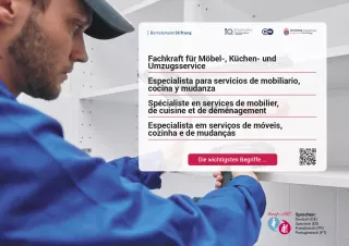 Arbeitsblatt: Fachkraft für Möbel-, Küchen- und Umzugsservice | Die wichtigsten Begriffe (Französisch, Spanisch)