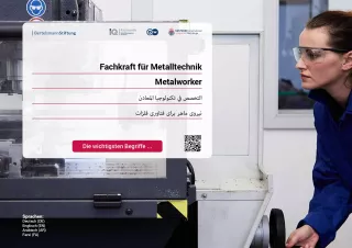 Arbeitsblatt: Fachkraft für Metalltechnik | Die wichtigsten Begriffe (Arabisch, Farsi)