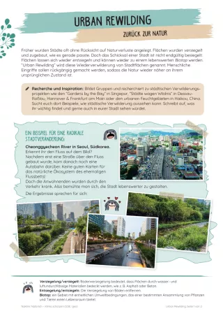 Unterrichtsbaustein: Urban Rewilding