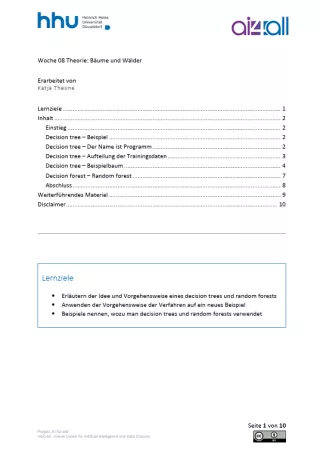 Kurs: Woche 8 | Theorie | Bäume und Wälder (PDF)