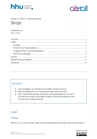 Kurs: Woche 12 | Theorie | Textverarbeitung (PDF)