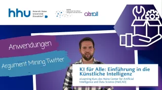 Video: Woche 12 | Anwendungsbeispiele | Argument Mining auf Twitter (MP4)