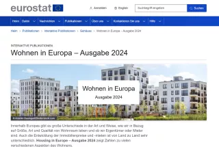 Daten: Interaktive Veröffentlichungen von Eurostat | Wohnen in Europa