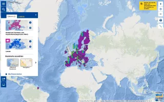 Webtool: Europäischer Atlas der Meere