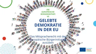 Unterrichtsbaustein: Aktive Demokratie in der EU – werde Teil der Europäischen Bürgerinitiative | Lektion 3