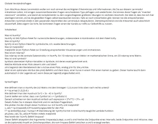 Unterrichtsbaustein: G6a Globale Verständnisfragen - Pythonkurs (ZIP)