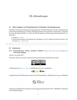 Ubung: E3b Miniübungen: benannte Funktionsargumente - Pythonkurs (ZIP)