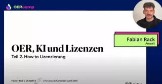 Video: OER, KI und Lizenzen – Teil 2. How to Lizenzierung
