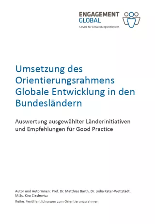 Handbuch: Umsetzung des Orientierungsrahmens in den Bundesländern