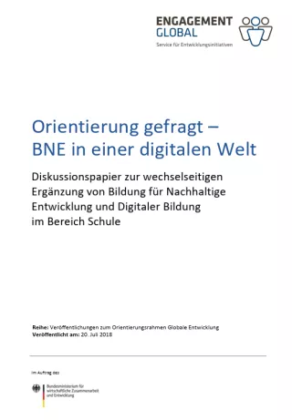 Handbuch: Orientierung gefragt – BNE in einer digitalen Welt