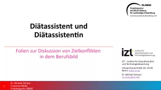 Presentation: BBNE für Diätassisstent/innen - Foliensammlung
