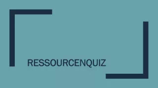 Lernspiel: Ressourcenquiz