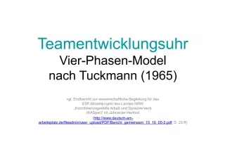 Sonstiges: Unterrichten im Team: Teamentwicklungsuhr