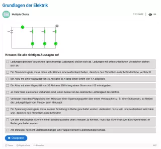 Interaktion: Grundlagen der Elektrik