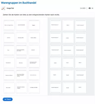 Interaktion: Warengruppen im Buchhandel