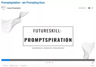 Interaktion: Promptspiration - ein Prompting-Kurs