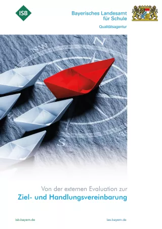 Broschuere: Von der externen Evaluation zur Ziel- und Handlungsvereinbarung
