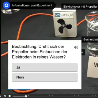 Entdeckendes: Fortbildung Interaktive Videoexperimente im Chemieunterricht