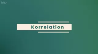 Video: Datenbeschaffung und -aufbereitung | 03 | Korrelation (MP4)