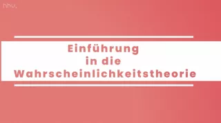 Video: Datenbeschaffung und -aufbereitung | 03 | Einführung in die Wahrscheinlichkeitstheorie (MP4)