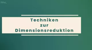 Video: Datenbeschaffung und -aufbereitung | 04 | Techniken zur Dimensionsreduktion (MP4)