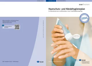 Anleitung: Hautschutz- und Händehygieneplan für Mitarbeiter/innen in der Schädlingsbekämpfung