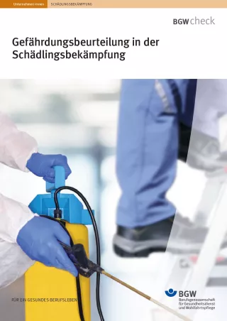 Broschuere: Gefährdungsbeurteilung für die Schädlingsbekämpfung