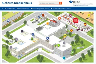 Webseite: Sicheres Krankenhaus