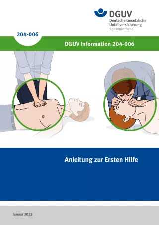 Broschuere: Anleitung zur Ersten Hilfe