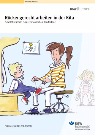 Broschuere: Rückengerecht arbeiten in der Kita