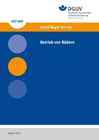 Broschuere: DGUV Regel 107-001 - Betrieb von Bädern