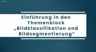 Video: Bildklassifikation und Bildsegmentierung | 01 | Einführung (MP4)