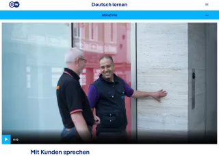 Interaktion: Gebäudereinigung | Abnahme: Mit Kunden sprechen (n-Deklination)