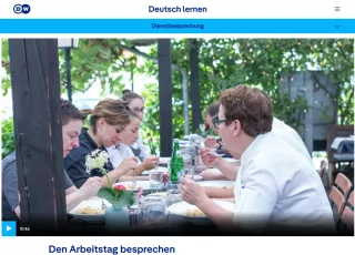 Interaktion: Gastronomie | Dienstbesprechung: Den Arbeitstag besprechen (Wechselpräpositionen)