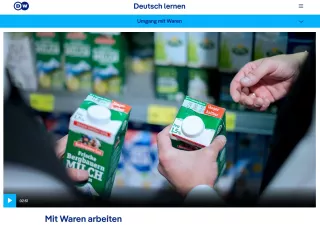 Interaktion: Einzelhandel | Umgang mit Waren: Mit Waren arbeiten (Komparation)