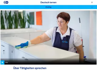 Interaktion: Gebäudereinigung | Einstieg: Über Tätigkeiten sprechen (Komposita)