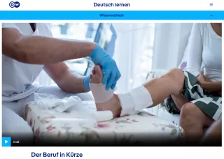 Interaktion: Krankenpflege | Wissenscheck: Der Beruf in Kürze