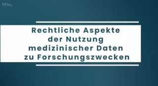 Video: Bildklassifikation und Bildsegmentierung | 03 | Rechtliche Aspekte der Nutzung medizinischer Daten zu Forschungszwecken (MP4)