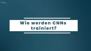 Video: Bildklassifikation und Bildsegmentierung | 05 | Wie werden CNNs trainiert? (MP4)