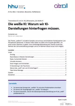 Kurs: KI und Ich | 07 | Die „weiße“ KI (PDF)