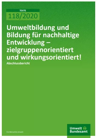 Broschuere: Umweltbildung und Bildung für nachhaltige Entwicklung