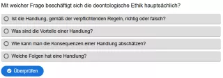 Interaktion: Woche 1 | Ethik | Einführung in die KI-Ethik (Aufgabe 2)