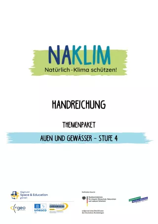Unterrichtsbaustein: Themenpaket Auen und Gewässer | Stufe 4